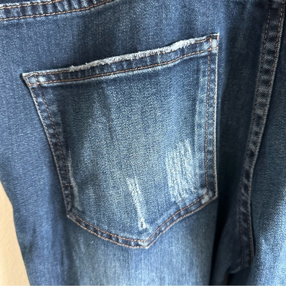 Free people denim  overalls - Picture 6 of 7